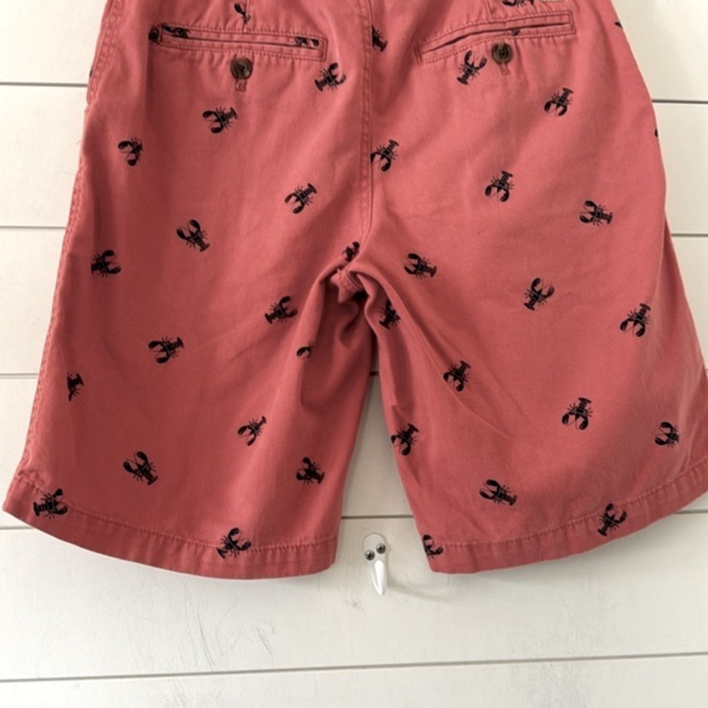 Chino Classic Lobster Shorts Size 30 Nautical Preppy Seashore 9” Inseam Izod - Picture 8 of 15